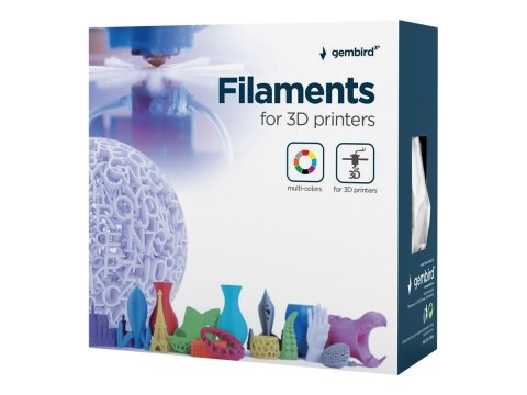 Gembird - Czerwony - 1 kg - szpula - filament PETG (3D)