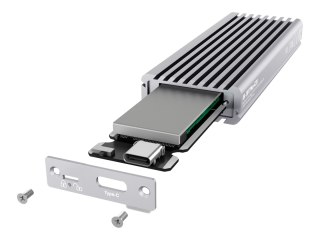 ICY BOX IB-1817Ma-C31 - Obudowa pamięci - M.2 - M.2 NVMe Card - USB 3.1 (Gen 2) - srebrny