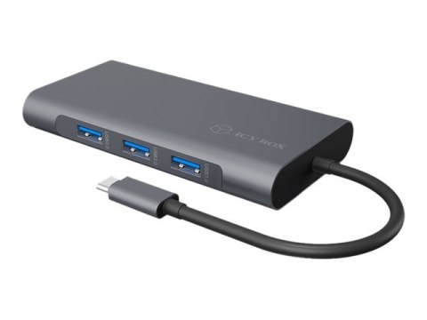 ICY BOX IB-DK4040-CPD - Stacja dokująca - USB-C - VGA, HDMI