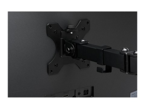 Kensington SmartFit Ergo Dual Extended Monitor Arm - Zestaw do montażu - ramię regulowane - dla 2 monitory - metal - czarny - ro