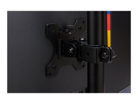 Kensington SmartFit Ergo Single Monitor Arm - Zestaw do montażu - ramię regulowane - dla monitor - czarny - rozmiar ekranu: do 3