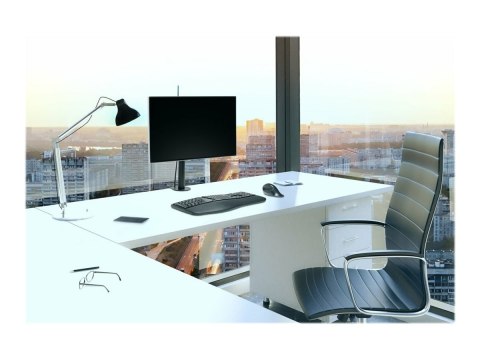 Kensington SmartFit Ergo Single Monitor Arm - Zestaw do montażu - ramię regulowane - dla monitor - czarny - rozmiar ekranu: do 3