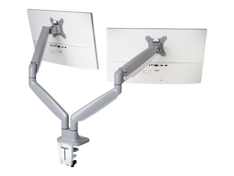 Kensington SmartFit One-Touch Dual Monitor Arm - Zestaw do montażu - ramię regulowane - dla 2 monitory - metal - srebrzystoszary