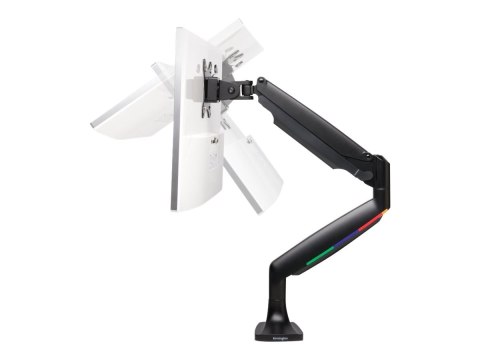 Kensington SmartFit One-Touch Height Adjustable Single Monitor Arm - Zestaw do montażu - ramię regulowane - dla monitor - plasti