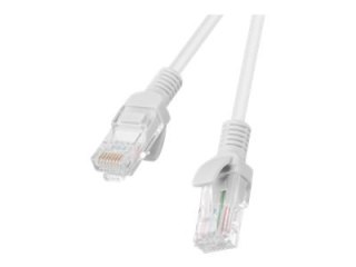 Lanberg - Kabel krosowy - RJ-45 (M) do RJ-45 (M) - 1 m - UTP - CAT 6 - odlewany, bez wystających elementów - szary, RAL 7035