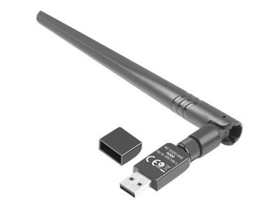 Lanberg NC-0300-WIE - Adapter sieciowy - USB 2.0 - 802.11b/g/n