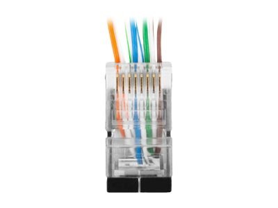 Lanberg - Złącze sieciowe - RJ-45 (M) - FTP - CAT 6 (pakiet 100)