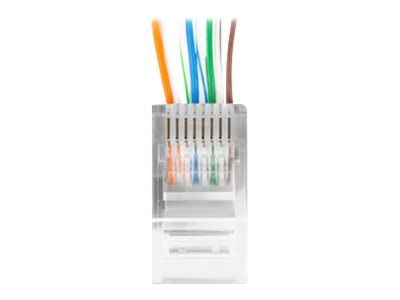 Lanberg - Złącze sieciowe - RJ-45 (M) - UTP - CAT 5e (pakiet 100)
