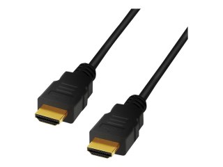 LogiLink - Kabel HDMI z Ethernet - HDMI męski do HDMI męski - 5 m - czarny - obsługa 4K, obsługa 8K, obsługa 10K
