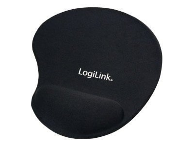 LogiLink - Podkładka pod mysz z poduszką pod nadgarstek - czarny
