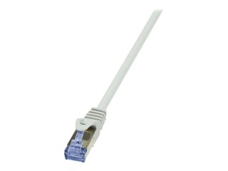 LogiLink PrimeLine - Kabel krosowy - RJ-45 (M) do RJ-45 (M) - 15 m - SFTP, PiMF - CAT 7 - bezhalogenowe, odlewany, bez wystający