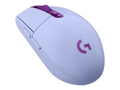 Logitech G G305 - Mysz - optyczna - 6 przyciski - bezprzewodowa - 2.4 GHz - odbiornik bezprzewodowy USB - wrzosowy