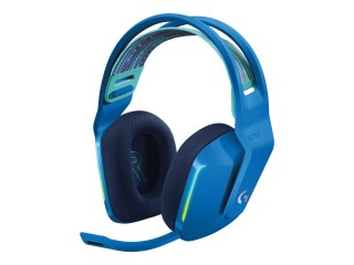 Logitech G G733 LIGHTSPEED Wireless RGB Gaming Headset - Słuchawka - pełna wielkość - 2,4 GHz - bezprzewodowa - niebieski