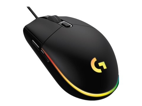 Logitech Gaming Mouse G102 LIGHTSYNC - Mysz - praworęczna - optyczna - 6 przyciski - przewodowa - USB - czarny
