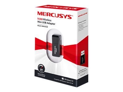 Mercusys MW300UM - Adapter sieciowy - USB 2.0 - 802.11b/g/n