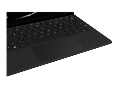 Microsoft Surface Go Type Cover - Klawiatura - z panel dotykowy, akcelerometr - podświetlenie - angielski - czarny - handlowy - 