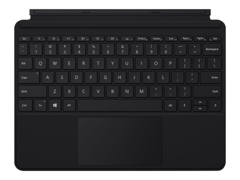 Microsoft Surface Go Type Cover - Klawiatura - z panel dotykowy, akcelerometr - podświetlenie - angielski - czarny - handlowy - 