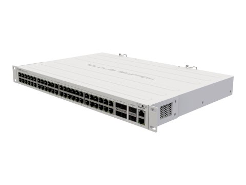 MikroTik CRS354-48G-4S+2Q+RM - Przełącznik - L3 - 48 x 10/100/1000 + 4 x 10 Gigabit SFP+ + 2 x 40 Gigabit QSFP+ - stacjonarny, m