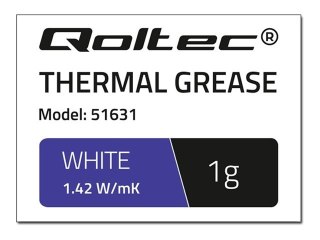 Qoltec 51631 - Pasta termoprzewodząca - biały