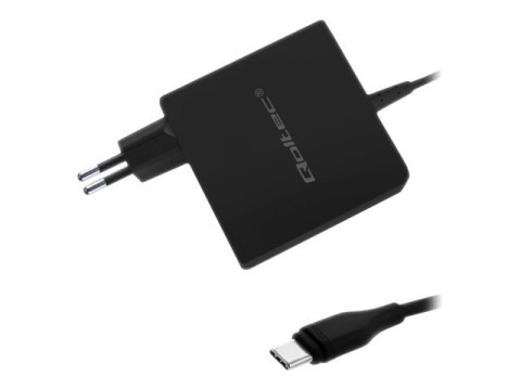 Qoltec - Zasilacz - AC 220-240 V - 90 wat - czarny