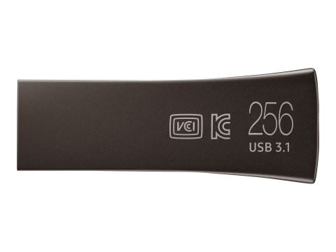 Samsung BAR Plus MUF-256BE4 - Pendrive USB - 256 GB - USB 3.1 Gen 1 - tytanowo-szary