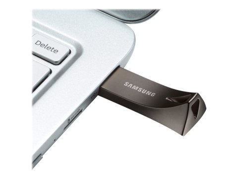 Samsung BAR Plus MUF-256BE4 - Pendrive USB - 256 GB - USB 3.1 Gen 1 - tytanowo-szary