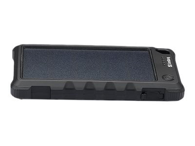 Sandberg Outdoor Solar Powerbank 10000 - Power bank słoneczny - 10000 mAh - 37 Wh - 3 A (USB, USB-C) - przewodowo: Micro-USB, US