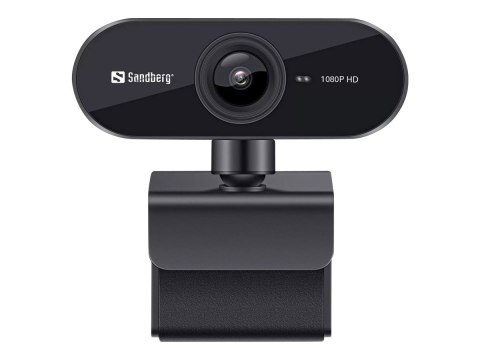 Sandberg USB Webcam Flex - Kamerka internetowa - kolor - 2 MP - 1920 x 1080 - 1080p - focus stały - audio - USB 2.0