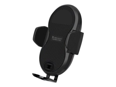 TECHly - Samochodowa bezprzewodowa stacja dokująca typu uchwyt - 10 wat - 2 A - Fast Charge - czarny