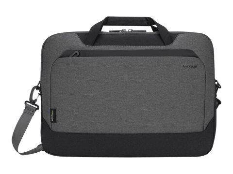 Targus Cypress Briefcase with EcoSmart - Teczka do notebooka - 15.6" - szary