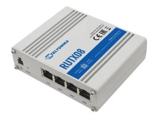 Teltonika RUTX08 - Router przełącznik 4-portowy - 1GbE - montowany na szynie DIN
