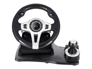 Tracer Roadster 4 in 1 - Zestaw kierownica, pedały i dźwignia zmiany biegów - przewodowa - dla PC, Sony PlayStation 3, Microsoft