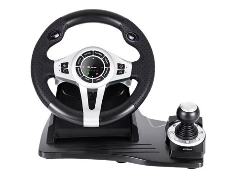 Tracer Roadster 4 in 1 - Zestaw kierownica, pedały i dźwignia zmiany biegów - przewodowa - dla PC, Sony PlayStation 3, Microsoft