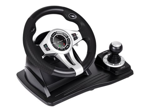 Tracer Roadster 4 in 1 - Zestaw kierownica, pedały i dźwignia zmiany biegów - przewodowa - dla PC, Sony PlayStation 3, Microsoft