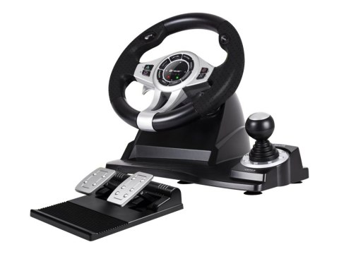 Tracer Roadster 4 in 1 - Zestaw kierownica, pedały i dźwignia zmiany biegów - przewodowa - dla PC, Sony PlayStation 3, Microsoft