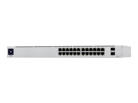 Ubiquiti UniFi Switch USW-24-POE - Przełącznik - Tak - 24 x 10/100/1000 (16 PoE+) + 2 x Gigabit SFP - montowany w szafie rack, s