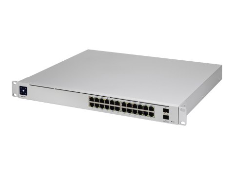 Ubiquiti UniFi Switch USW-Pro-24-POE - Przełącznik - Tak - 24 x 10/100/1000 (16 PoE+, 8 PoE++) + 2 x 10 Gigabajtów SFP+ (uplink 