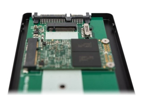 DIGITUS DA-71118 - Obudowa pamięci - mSATA, M.2 - SATA 6Gb/s - SATA 6Gb/s
