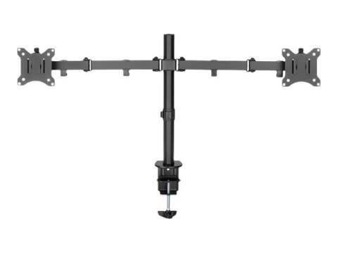 DIGITUS DA-90400 - Stojak - dla 2 wyświetlacze LCD - stal - czarny mat - rozmiar ekranu: 15"-32" - podstawa stołowa