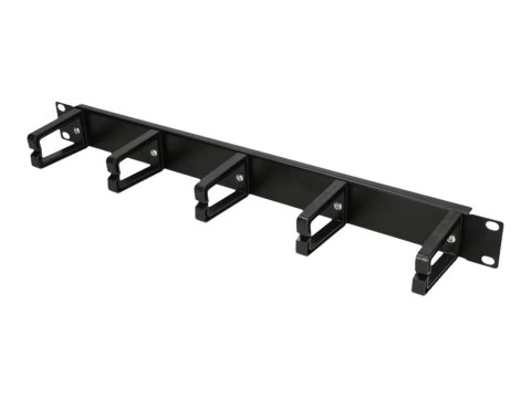 Extralink - Panel zarządzania kablami - do montażu na stelażu - czarny - 1U - 19"