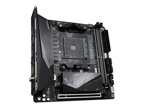 Gigabyte B550I AORUS PRO AX - 1.0 - płyta główna - mini ITX - Socket AM4 - AMD B550 Chipset - USB-C Gen2, USB 3.2 Gen 1, USB 3.2