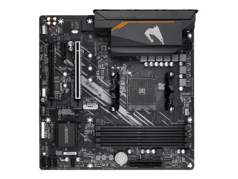 Gigabyte B550M AORUS ELITE - 1.0 - płyta główna - ATX micro - Socket AM4 - AMD B550 Chipset - USB 3.2 Gen 1 - Gigabit LAN - wbud