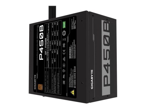 Gigabyte P450B - Zasilacz (wewnętrzny) - ATX12V 2.31 - 80 PLUS Bronze - AC 100-240 V - 450 wat - aktywna korekcja typu Power Fac