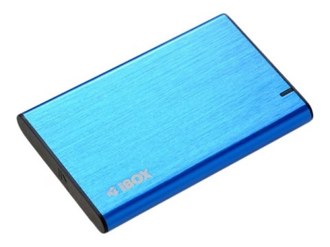 IBOX HD-05 - Obudowa pamięci - 2.5" - SATA 6Gb/s - USB 3.1 (Gen 1) - niebieski