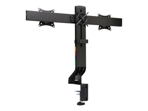 Kensington SmartFit Space-Saving Dual Monitor Arm - Zestaw do montażu - pochylenie i obrót - dla 2 monitory - aluminium, plastik