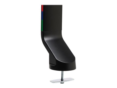 Kensington SmartFit Space-Saving Dual Monitor Arm - Zestaw do montażu - pochylenie i obrót - dla 2 monitory - aluminium, plastik