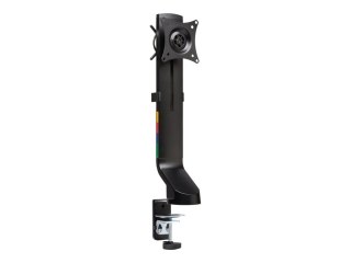 Kensington SmartFit Space-Saving Single Monitor Arm - Zestaw do montażu - pochylenie i obrót - dla monitor - czarny - rozmiar ek