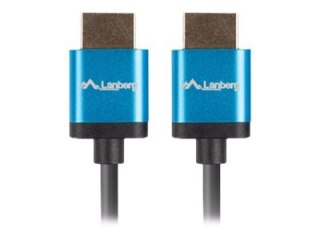 Lanberg - Duża szybkość premium - kabel HDMI - HDMI męski do HDMI męski - 1.8 m - czarny - obsługa 4K, obsługa 1080p