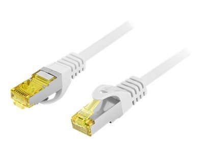 Lanberg - Kabel krosowy - RJ-45 (M) do RJ-45 (M) - 1.5 m - 6.2 mm - S/FTP - CAT 6a - bezhalogenowe, odlewany, bez wystających el