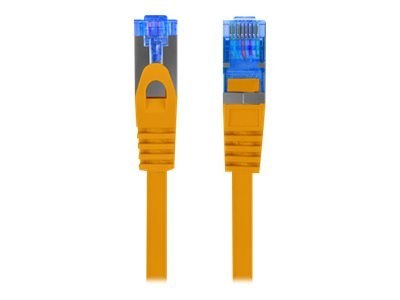 Lanberg - Kabel krosowy - RJ-45 (M) do RJ-45 (M) - 1.5 m - S/FTP - CAT 6a - odlewany, bez wystających elementów - pomarańczowy, 